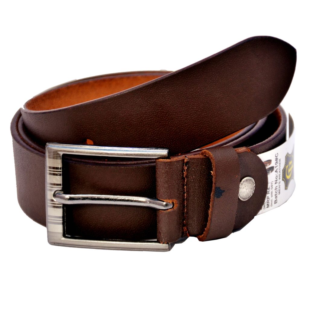 Leather belt Brown 