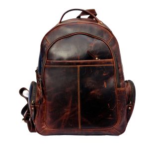 Leather bag , leather backpack